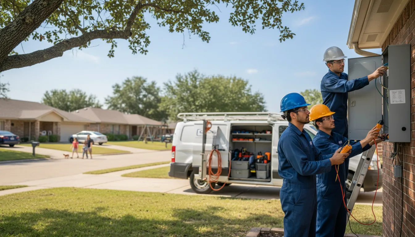 Certified electrician providing emergency electrical services in Portsmouth, IA